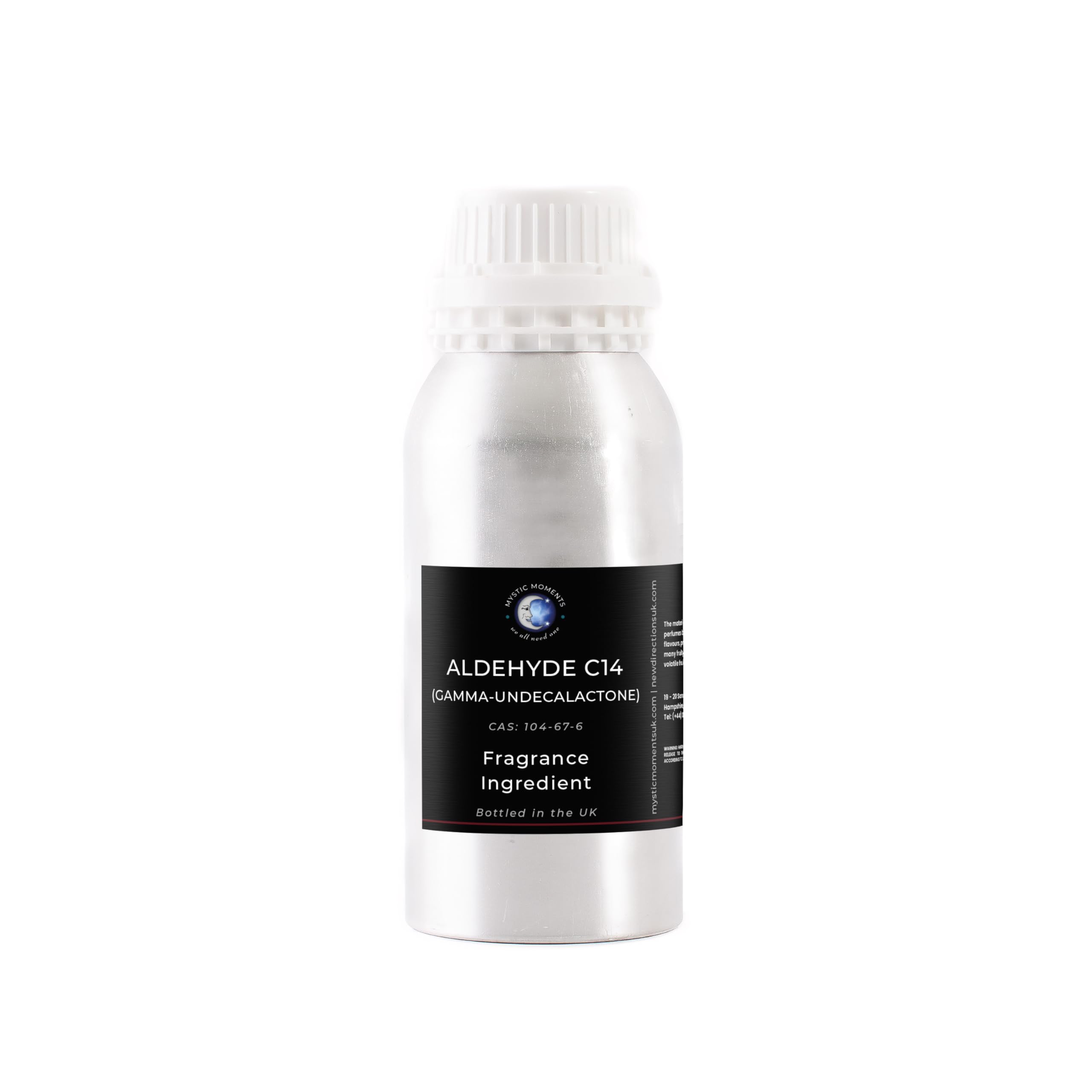 Mystic Moments | Aldehyde C14 (Gamma-Undecalactone) 1 Litre | CAS 104-67-6 | Classic Peach Lactone | Floral Depth Enhancer | Used in Gardenia, Lilac, Tuberose, Honeysuckle | Perfumery & Flavour Use