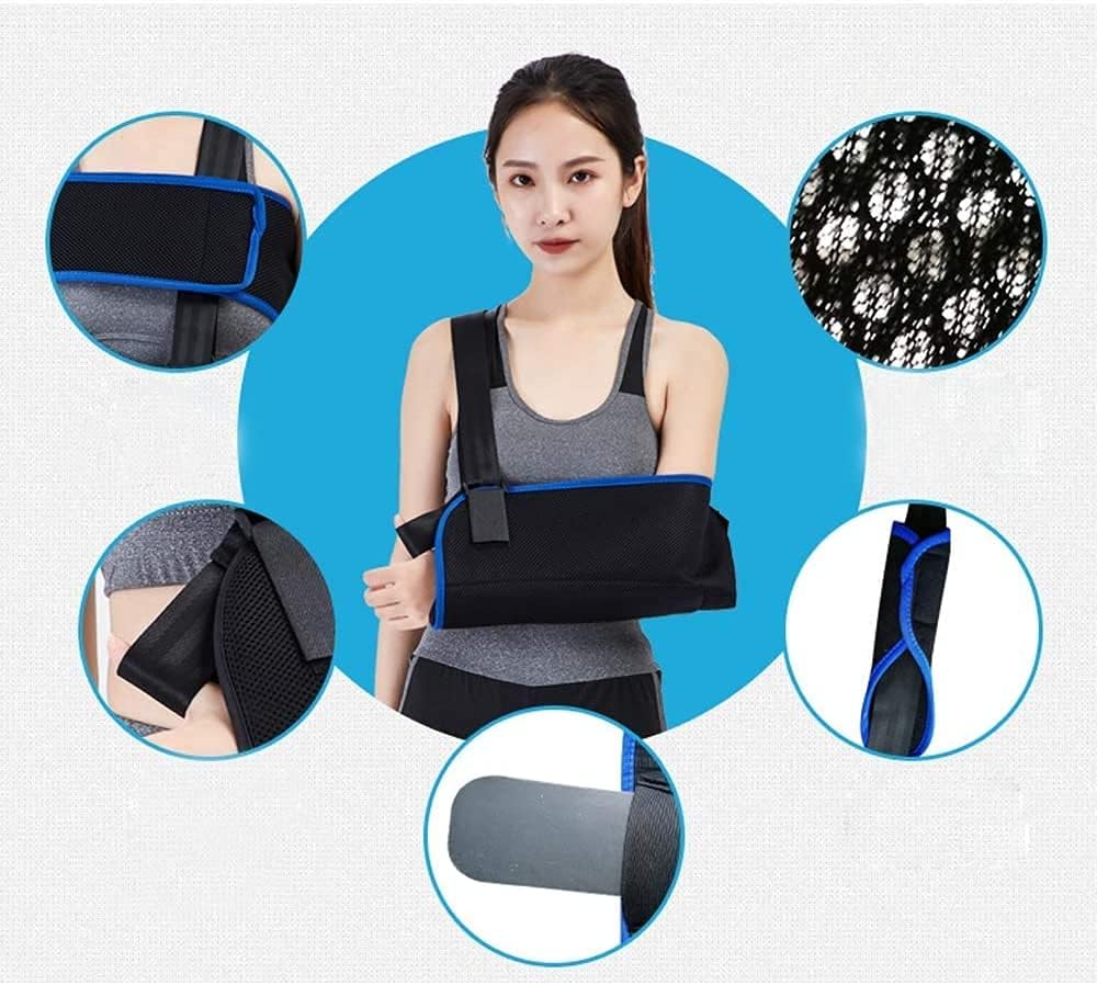 ZHANGDONG arm Sling Shoulder Sling arm Brace arm Sling Shoulder immobilizerZHANGDONGSupport Arm Sling,Shoulder Stability Brace,for Post Op Elbow Fracture Rehabilitation7.30(Size:L)
