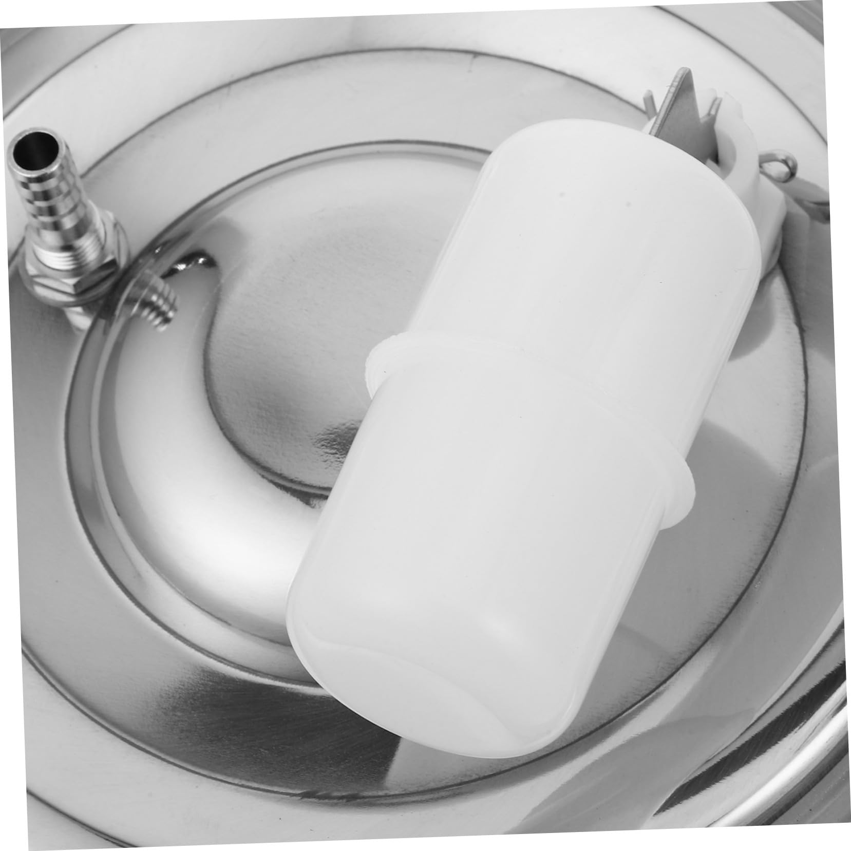 Seau à Lait en Acier Inoxydable 3l pour Vaches et Chèvres Design Portable pour Minimiser le Gaspillage de Lait, pour Ferme Familiale et Usine Laitière