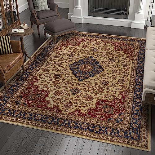 Tapete Oriental Tradicional Ivory Rectangular 123x94 cm miniatura 1