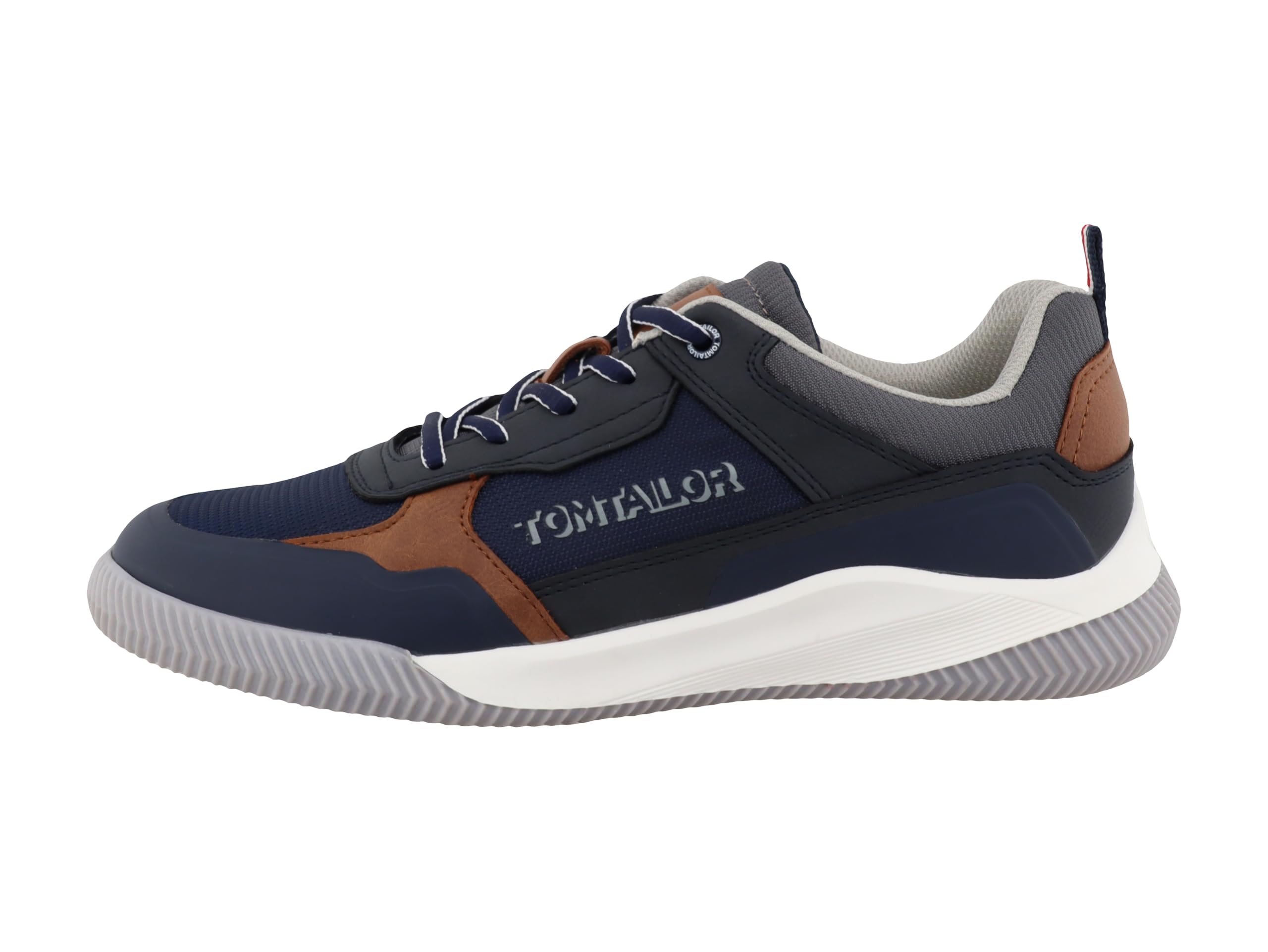 TOM TAILOR Men's 7480120004 Sneaker, Navy, 7.5 UK