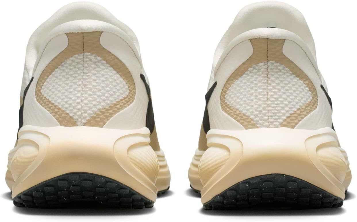 Nike Men's Revolution 8 EasyOn Road Running Shoes, Pale Ivory/Black Spruce-Sail-Linen, 10.5