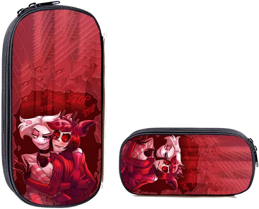 Anime Hazbin Trousse À Crayons Pour Hôtel Alastor/Angel