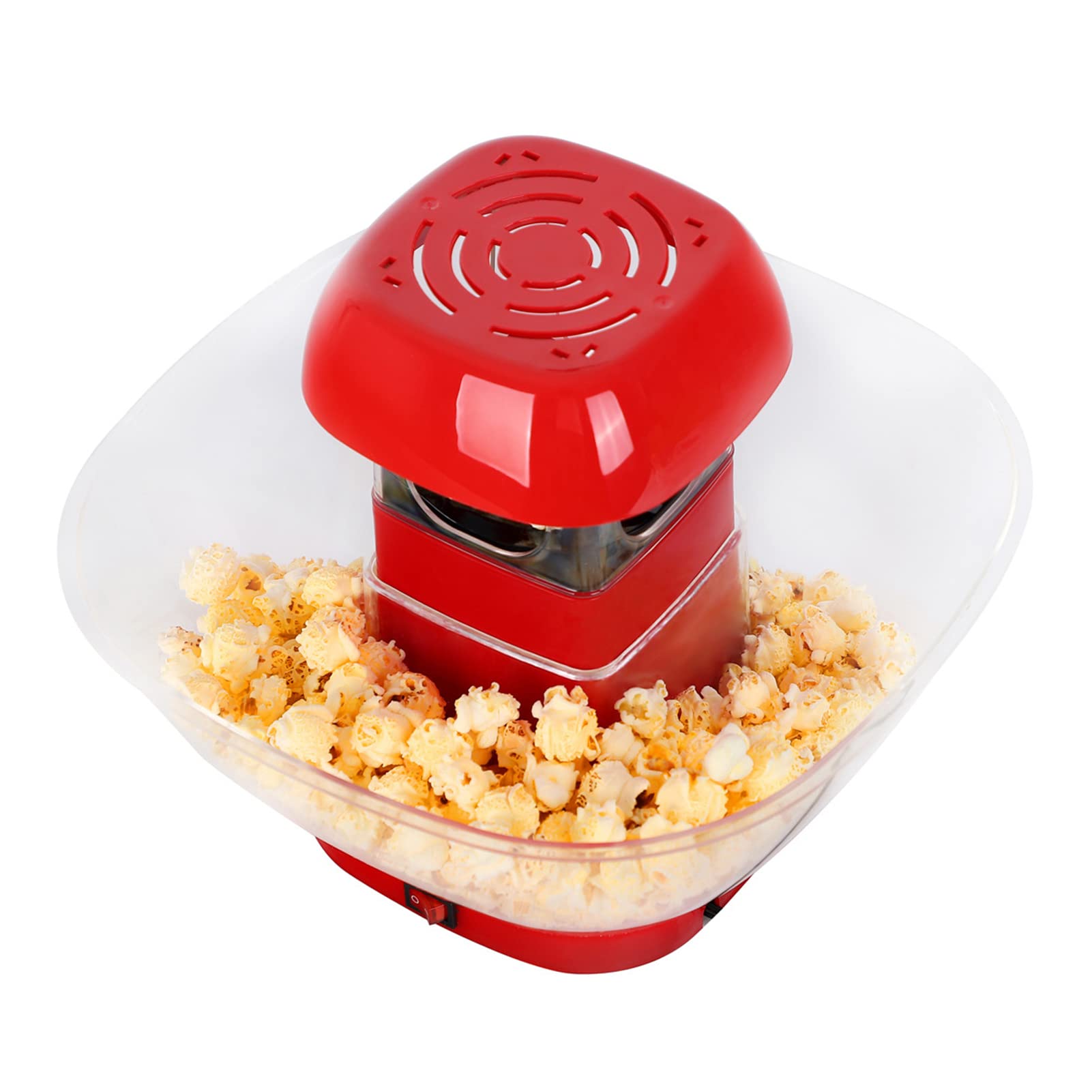 Macchina per Popcorn, Macchina per Popcorn 1200 W, Macchina per la Produzione di Popcorn ad Aria Calda per la casa, Popper per Pop Corn Senza Olio aggiornato, Formato familiare San