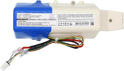 Batería de 2500 mAh para Bissell CrossWave Cordless Max 2590, CrossWave Cordless Max 2596, CrossWave Cordless Max Deluxe, P2921 PN: Bissell 1620966,