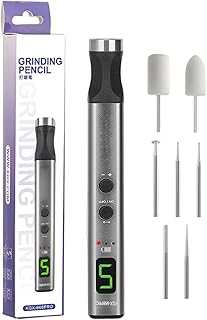 電動彫刻ペン - USB充電式コードレスエッチングツール、ポータブル彫刻鉛筆、7ビットの調整可能な速度設計 |セラミックネイル電子製品クラフト用の取り外し可能なカッティングヘッド