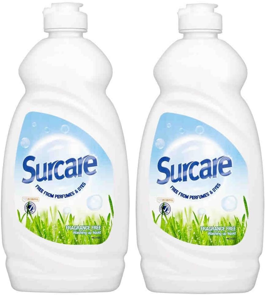 Surcare Fragrance Free Washing up Liquid 450ml (Pack of 2) Amazon.co