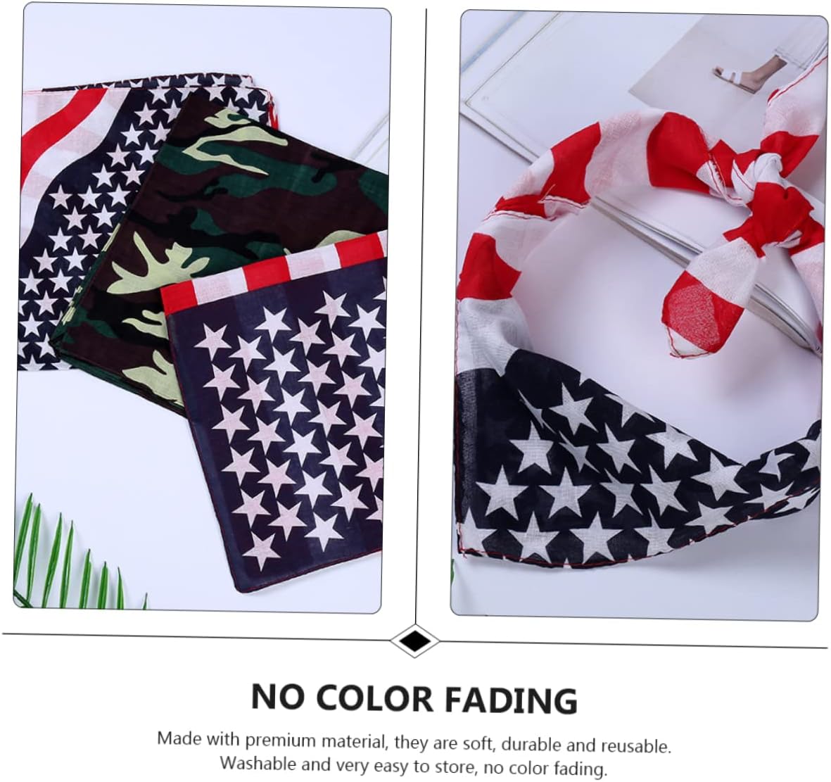MERRYHAPY Fashionable Usa Flag Headband Cycling Scarf Hip-hop Headwear Versatile for All