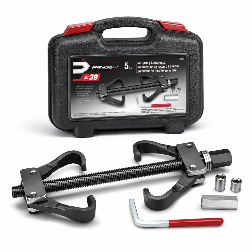 Powerbuilt 5-Piece Coil Spring Compressor Kit