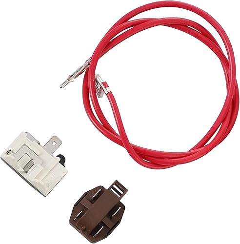 4387535 Kit de relé de compresor y sobrecarga, compatible con refrigerador Whirlpool Kenmore KitchenAid Roper - Reemplaza AP3108472 14210139 2154760