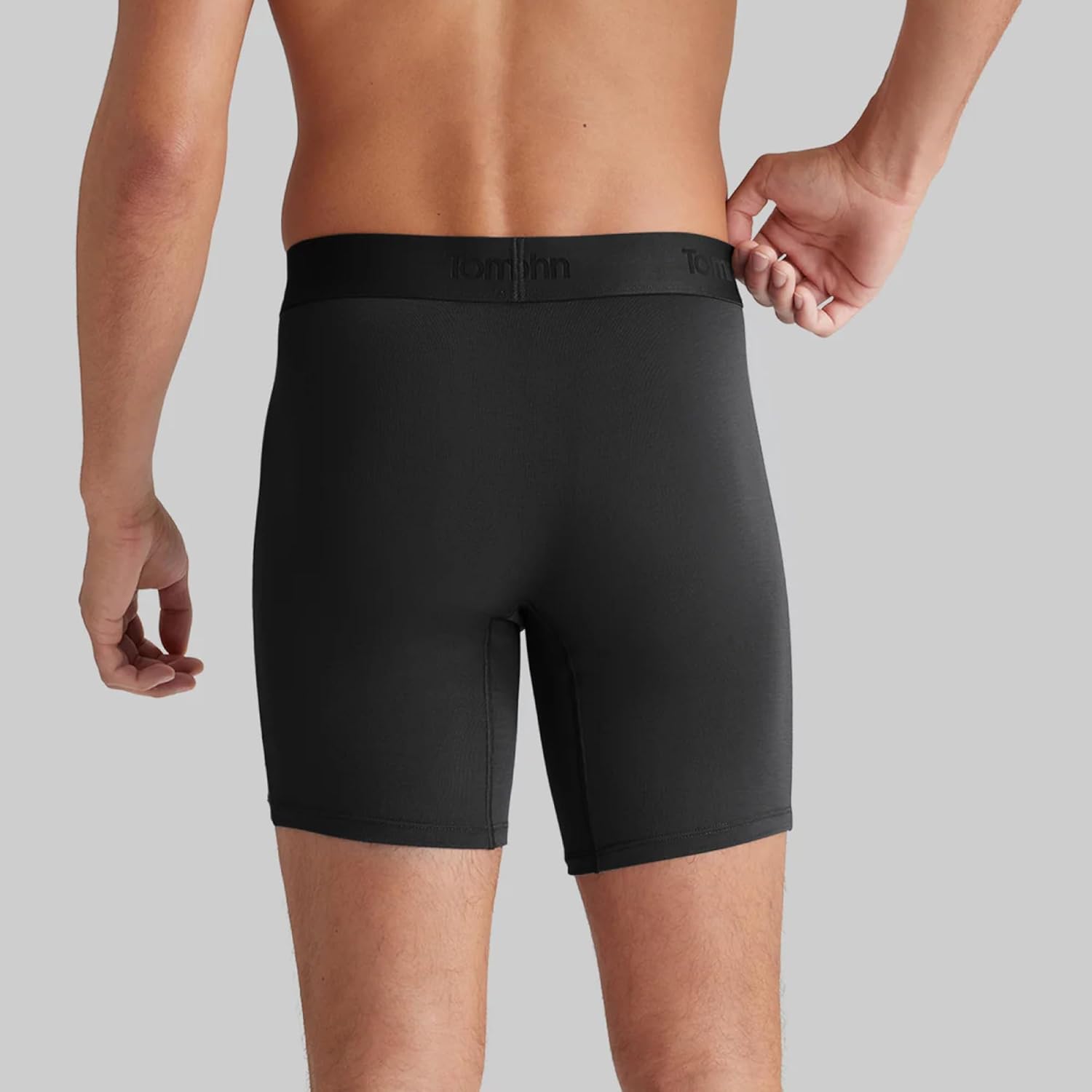 Tommy John Men’s Mid-Length Boxer Brief 6” Underwear- Hammock Pouch for Support - Second Skin Fabric for Barely-there Comfort - Image 3
