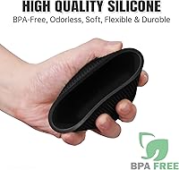 Vista 8 de NiHome 2 fundas protectoras de silicona para vaso con cubierta de popote para Stanley Quencher 40, 30 onzas, IceFlow 20 de 30 onzas y botella