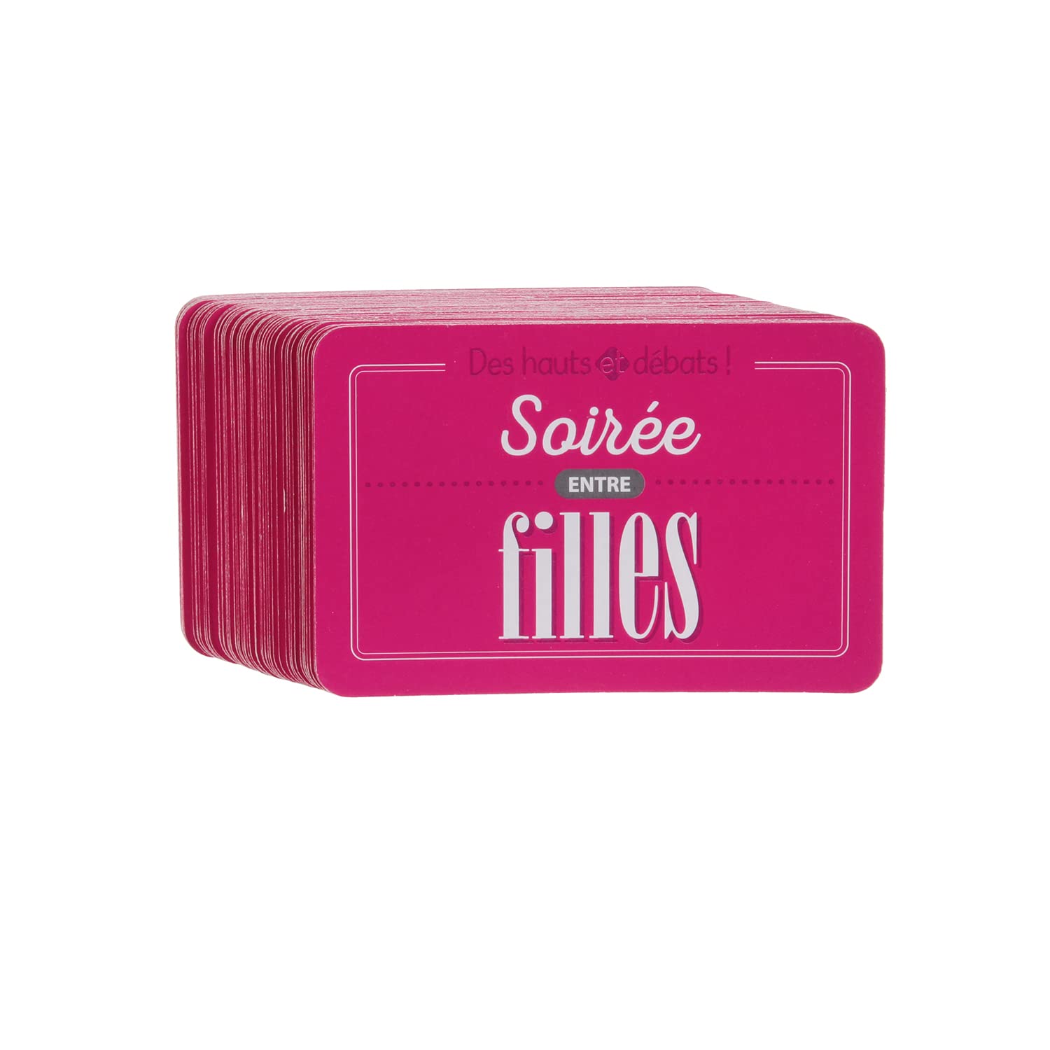 MISTER GADGET - MG3270 Debat Card Game for Girls X54 Drugstore Gift Entertainment Gadget Fun, Pink