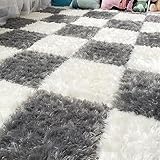Photo Gallery ojkjgy 60 pezzi - 60 piedi quadrati di morbido peluche puzzle tappetino in schiuma, piastrelle soffici, tappeti shaggy, tenere al caldo, 12 x 12 pollici Photo Gallery ojkjgy 60 pezzi - 60 piedi quadrati di morbido peluche puzzle tappetino in schiuma, piastrelle soffici, tappeti shaggy, tenere al caldo, 12 x 12 pollici