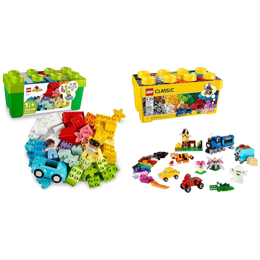 Lego DUPLO Classic Brick Box Building Set - Features Storage