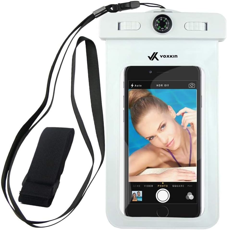 ⚡ [ PREMIUM QUALITY ] Universal Waterproof Phone Holder with ARM BAND, COMPASS & LANYARD - Best Grade Water Proof, Dustproof Case for iPhone 12 Pro Max, 12 Mini, S21 Ultra, S20, OnePlus 8, Pixel 5