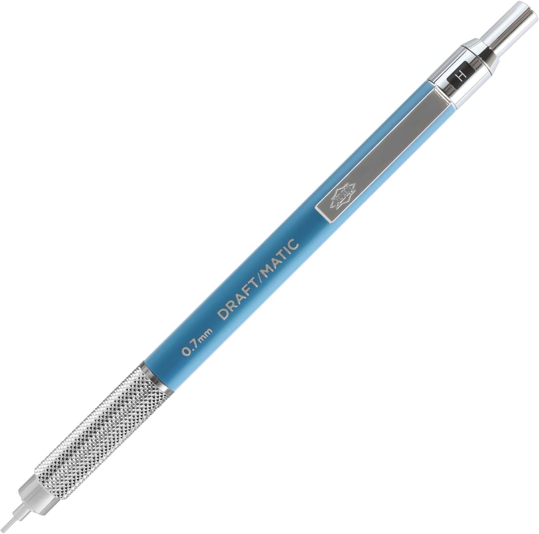アルバン アルビン Alvin DM07 ドラフトマチック 製図用 シャープペンシル 0.7mm ブルー クッション機構 口金 グリップ一体ローレット構造