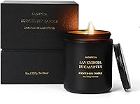 Vista 1 de Velas perfumadas para hombres, vela de 8 onzas para el hogar, aroma de 50 horas de tiempo de combustión de larga duración, aromaterapia decoración