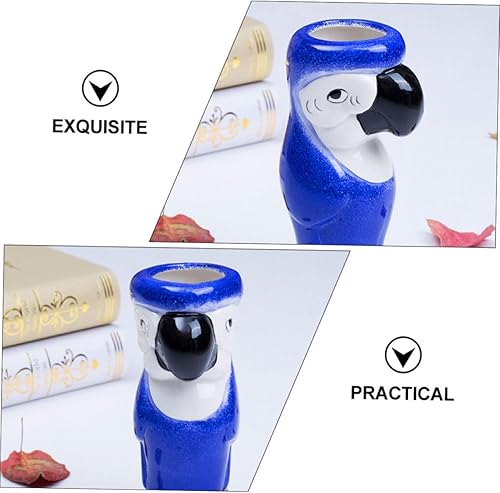 Miniatura 9 de DOITOOL Taza de cóctel de cerámica con forma de loro hawaiano para fiestas de Luau, diseño elegante para cócteles