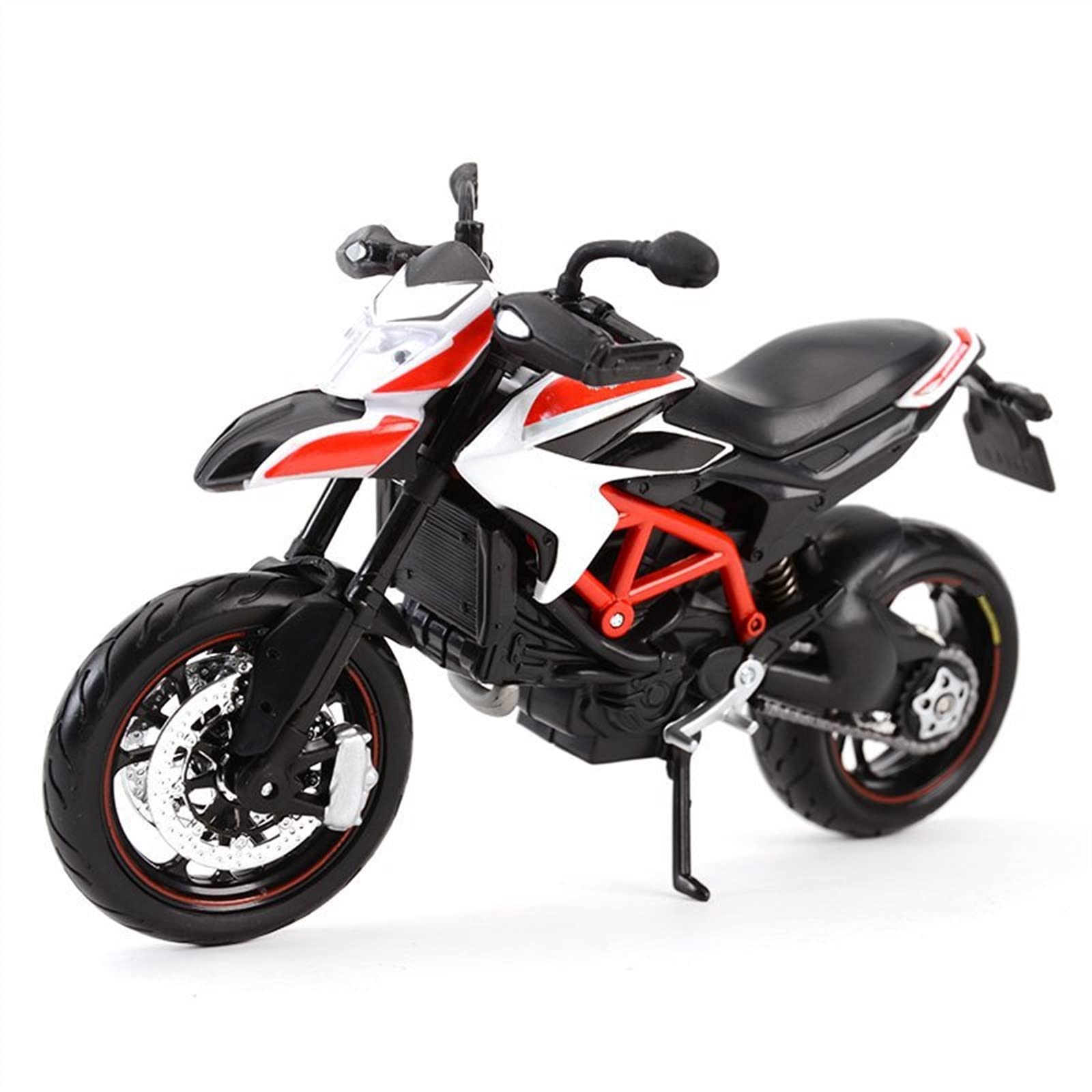 SEYXF Motorbike Toy Motorcycle Model Toys 1:12 for Ducati Hypermotard SP 2013 Red Die Cast Vehicles Collectible Hobbies