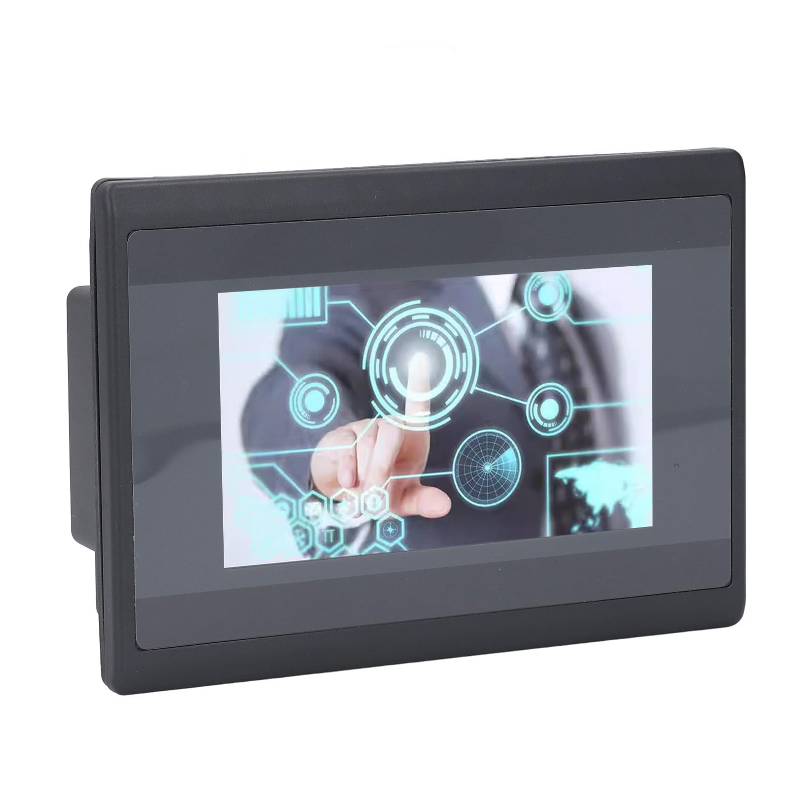 FTVOGUE SPS-HMI-, ABS-Material, 4,3-Zoll-Touchscreen, 600-MHz-CPU, Ideal für Controller der FX3U-Serie