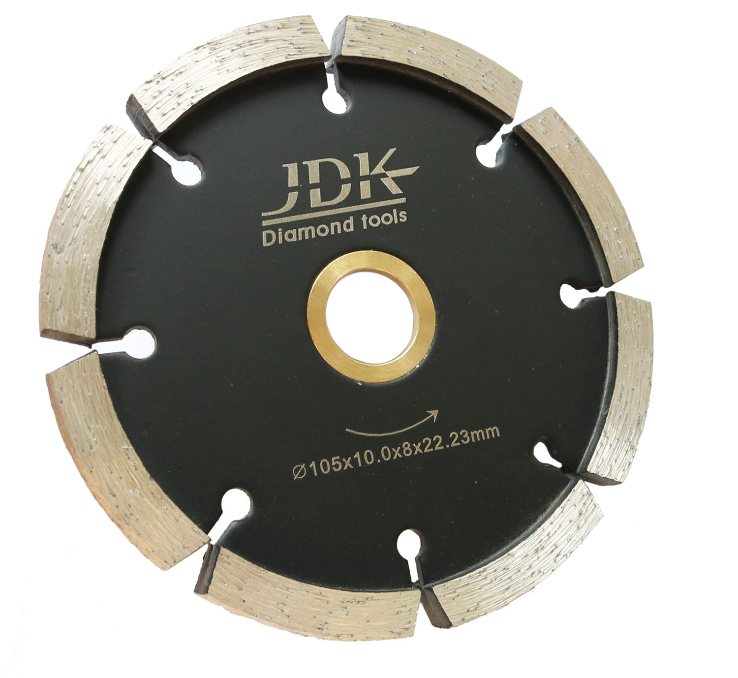 JDK Diamond Tools 4 Inch Crack Chaser Blade Tuck Point Blades for Mortar Joint Removal, Grout Repair and Masonry Surface Prep (4 Inch*0.390'')