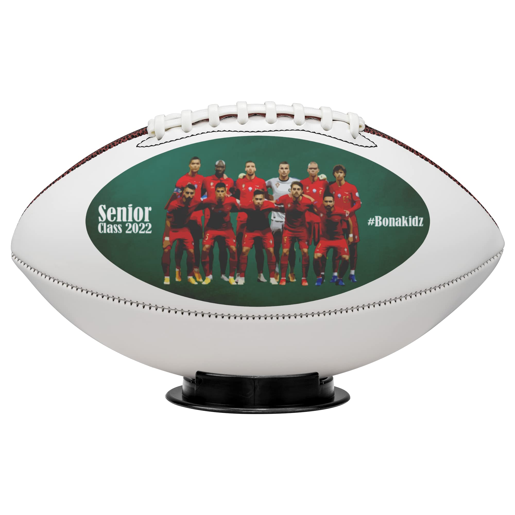 Personalized Football Team Quote for Son Nephew Sports Fans Customized To My Son Football Photo Game Accessories for Son from Dad Mom Custom Sports Ball Fans Picture Accessories