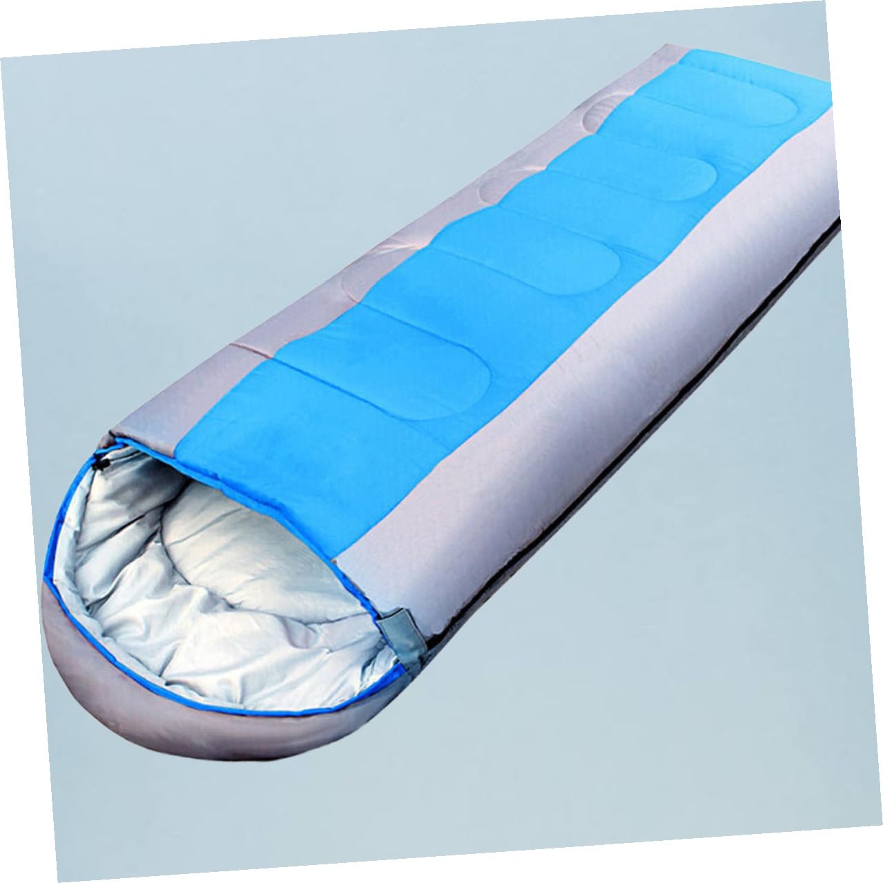 Toyvian Saco de Dormir para Acampar Exterior y Adultos Material Ligero Invierno para Camping Clima Frío
