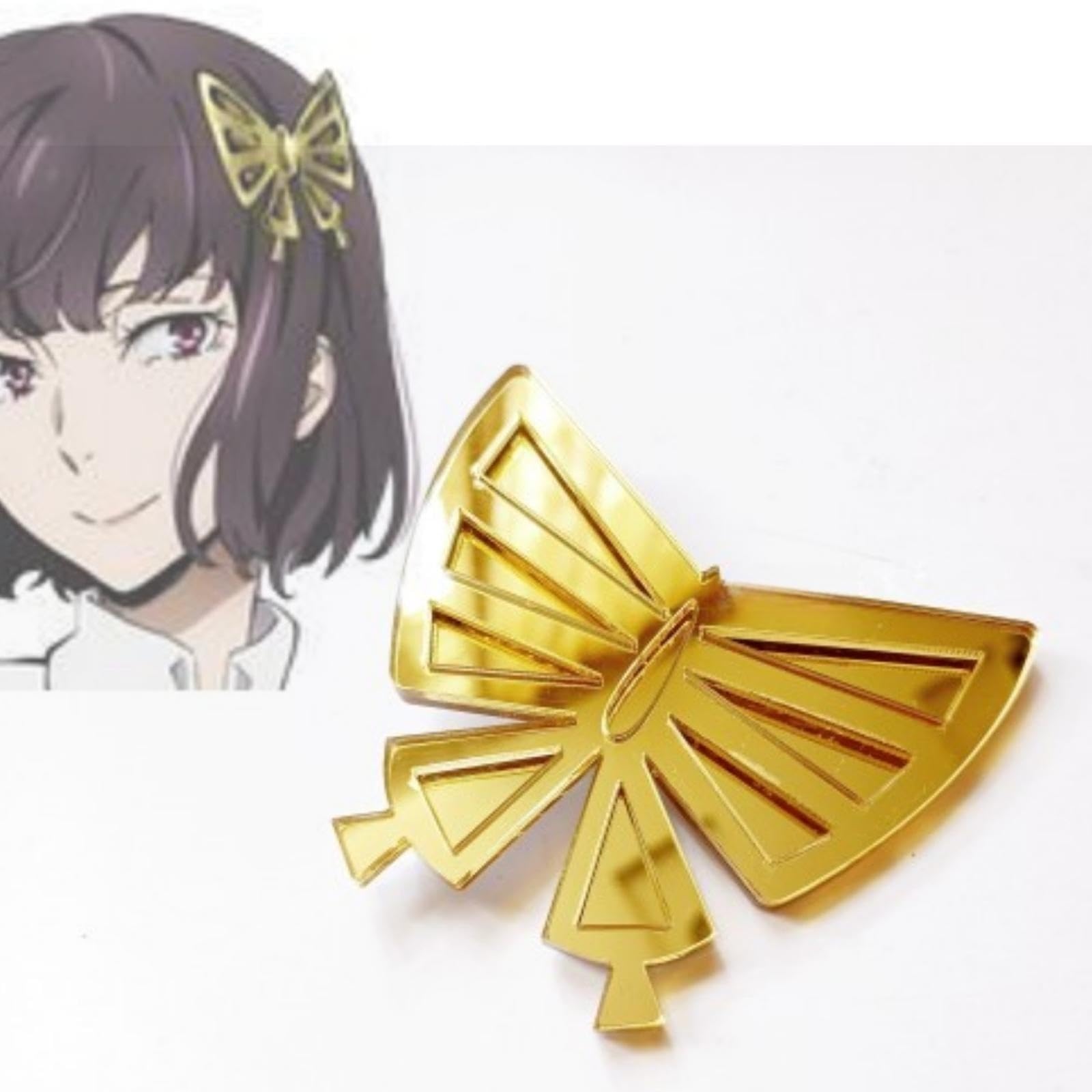 Amazon.co.jp: [Hushan] 蝶のヘアクリップ 与謝野晶子 コスプレ