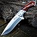 9" M-TECH TACTICAL Hunting Survival FULL TANG FIXED BLADE KNIFE Wood w/ SHEATH