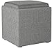 Amazon Brand – Rivet Ross Modern Tweed Lift-Top Storage Ottoman Pouf, 17.7