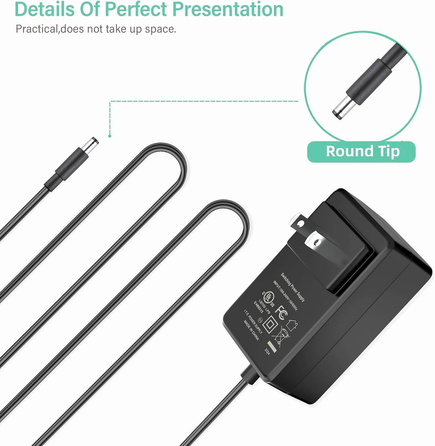 Replacement AC Adapter for Moukey MEP-110 Beginner Digital Piano 88 Key Electric Keyboard