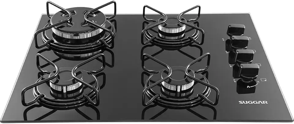 SUGGAR COOKTOP A GÁS 4 QUEIMADORES TREMPE ESMALTADO TRIPLA CHAMA FG4304AVP