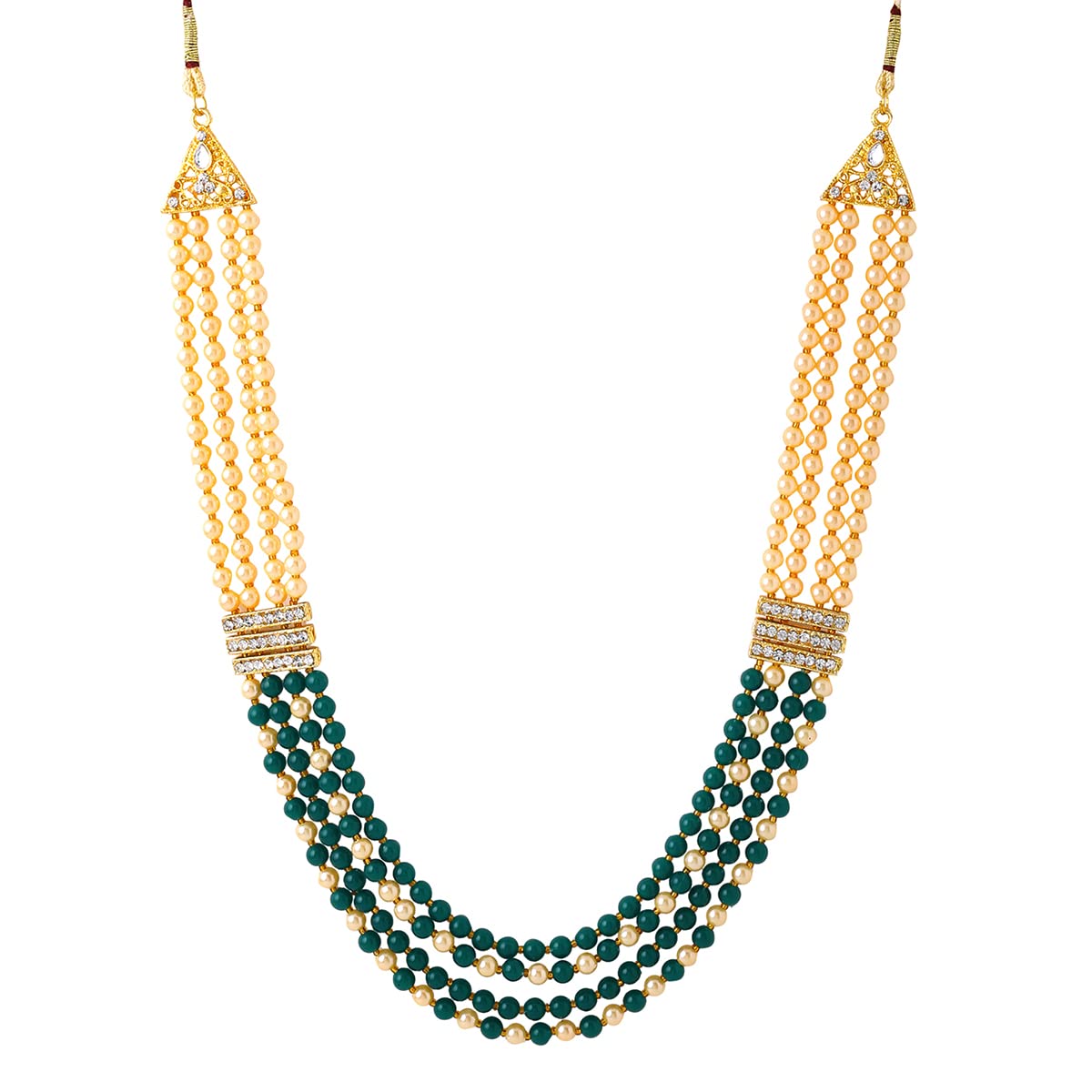 Yellow Chimes Dulahmala For Mens Pearl Necklace Jewellery for Groom Dulha Moti Mal Haar For men (B0BKFWH5TQ) Amazon Price History, Amazon Price Tracker