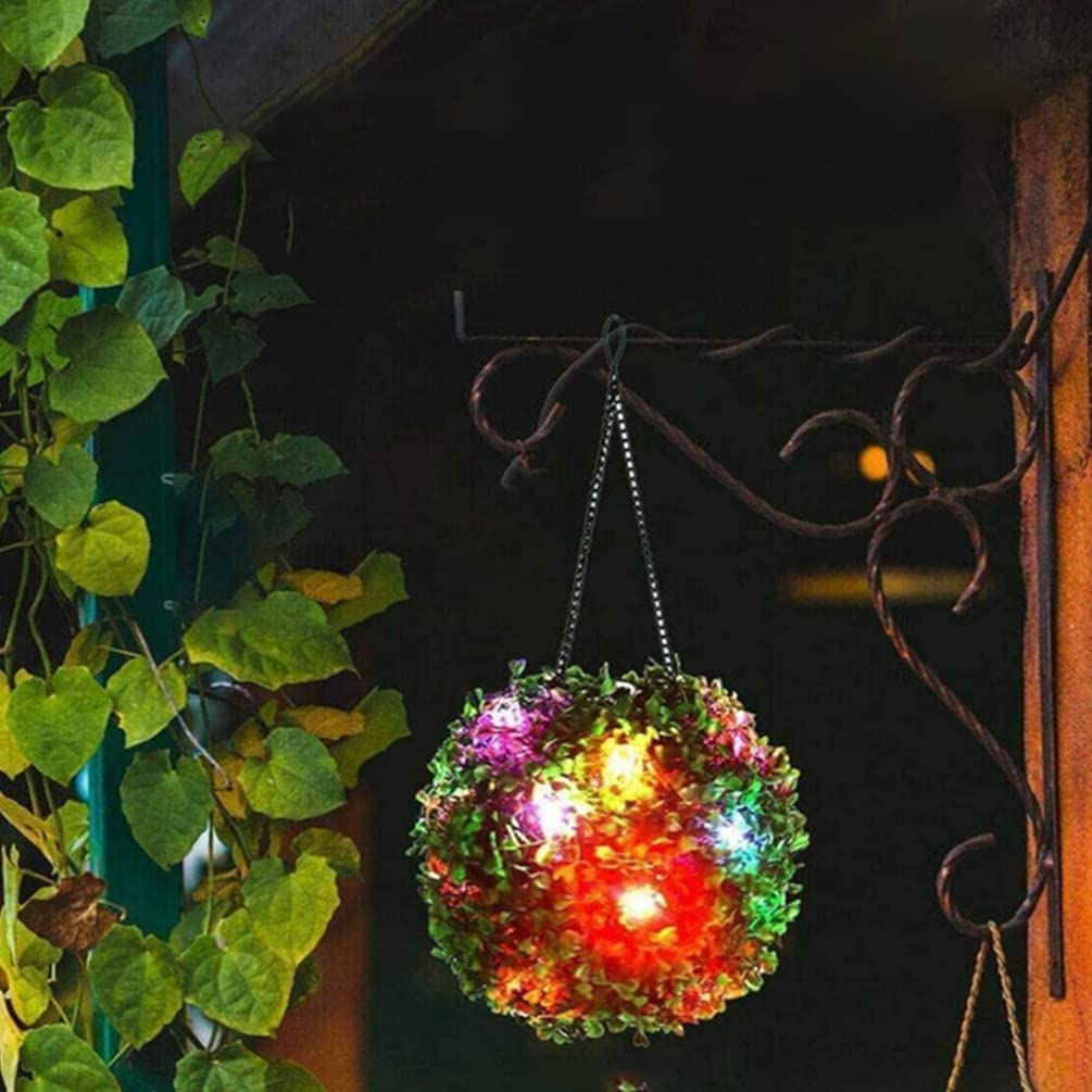 Solar Grass Ball Light Solar Light Creative Led Light Solar Led Light Solar Hanging Light Solar Lamp Light for Garden Decorative Light Garden Hanging Lamp Led Light Pendant