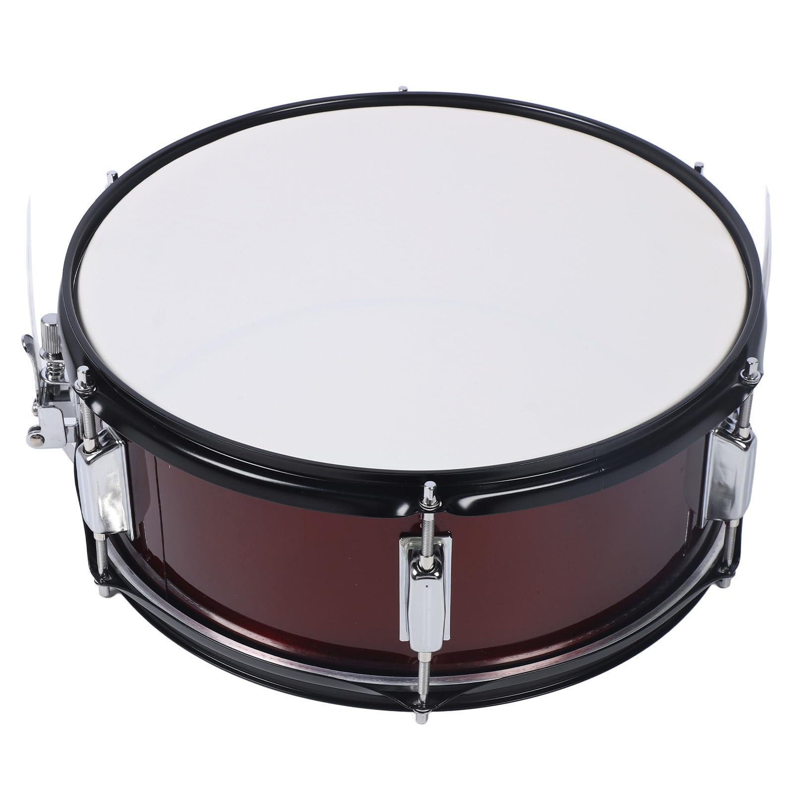 Generic Anfänger-Snaredrum, 14 Zoll, Edelstahl, Geeignet für Militärbands, mit Trommelstöcken und Schultergurt
