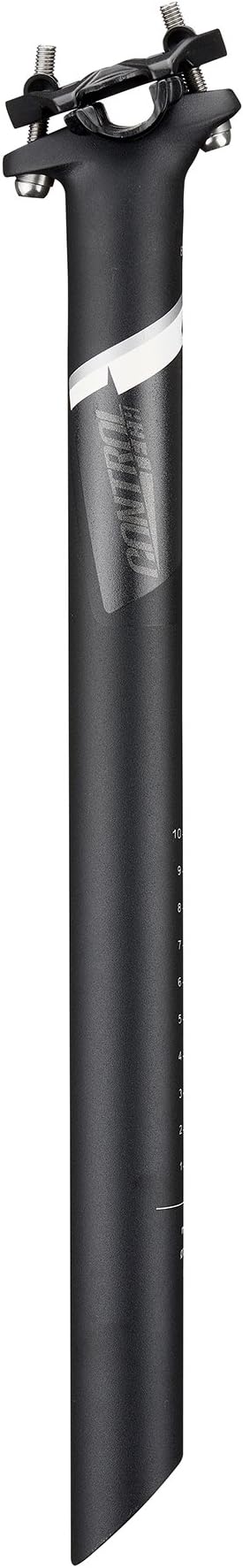 ControlTech Cls Alloy Zero Offset Seatpost, 27.2x400mm, Matte black, Gray Decal