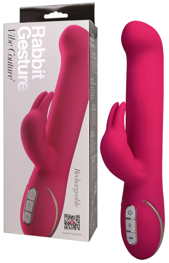 Vibromasseur rechargeable gesture rose pour stimulation intime - 5