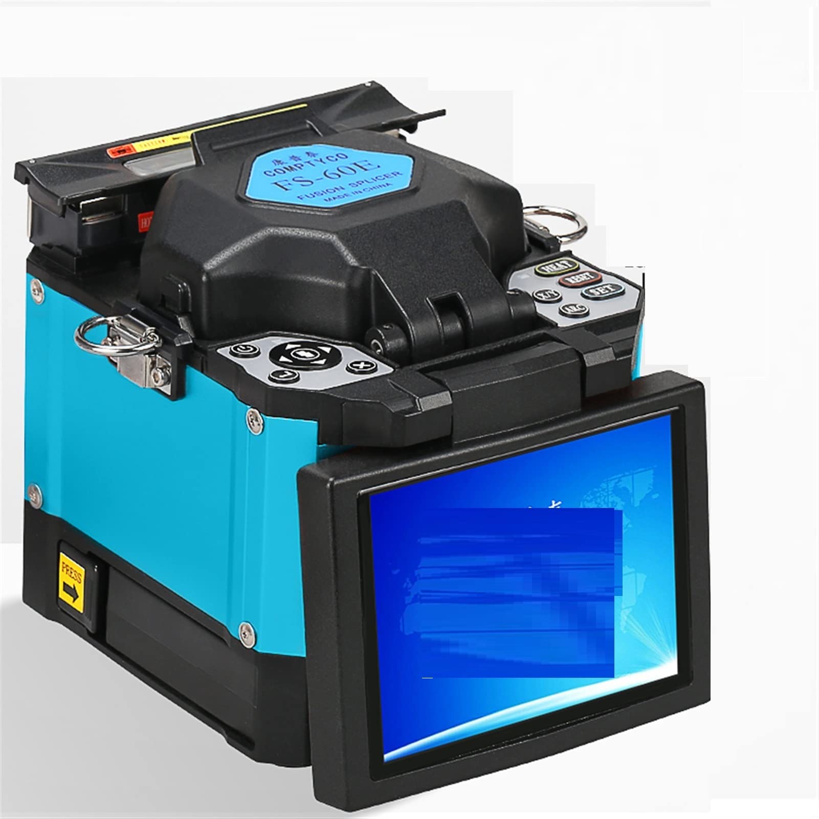 Soudeuse Fibre Optique, FS-60E Spliceur de fusion de fibre optique automatique intelligente Ftth Machine d'épissure de soudure de fibre optique