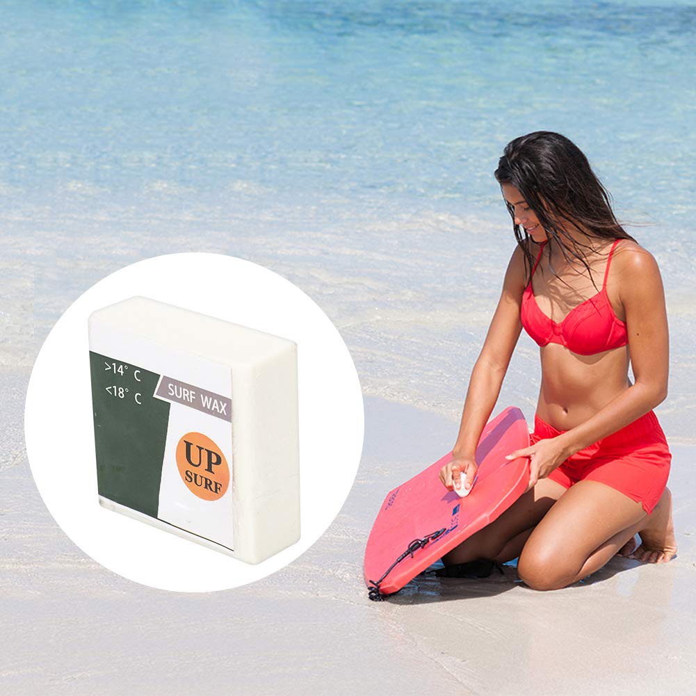 Gavigain Square Transparent Milk White Surfing Anti Slip Wax for Board Stability and Easy Grip Lightweight Easy Carry Surfboard Accessories (Cool Wax)