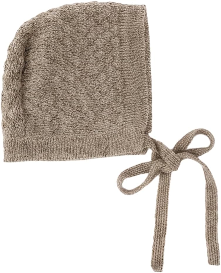 Inca Fashions Textured Knit Alpaca Unisex Baby Bonnet – Soft, Warm & Hypoallergenic