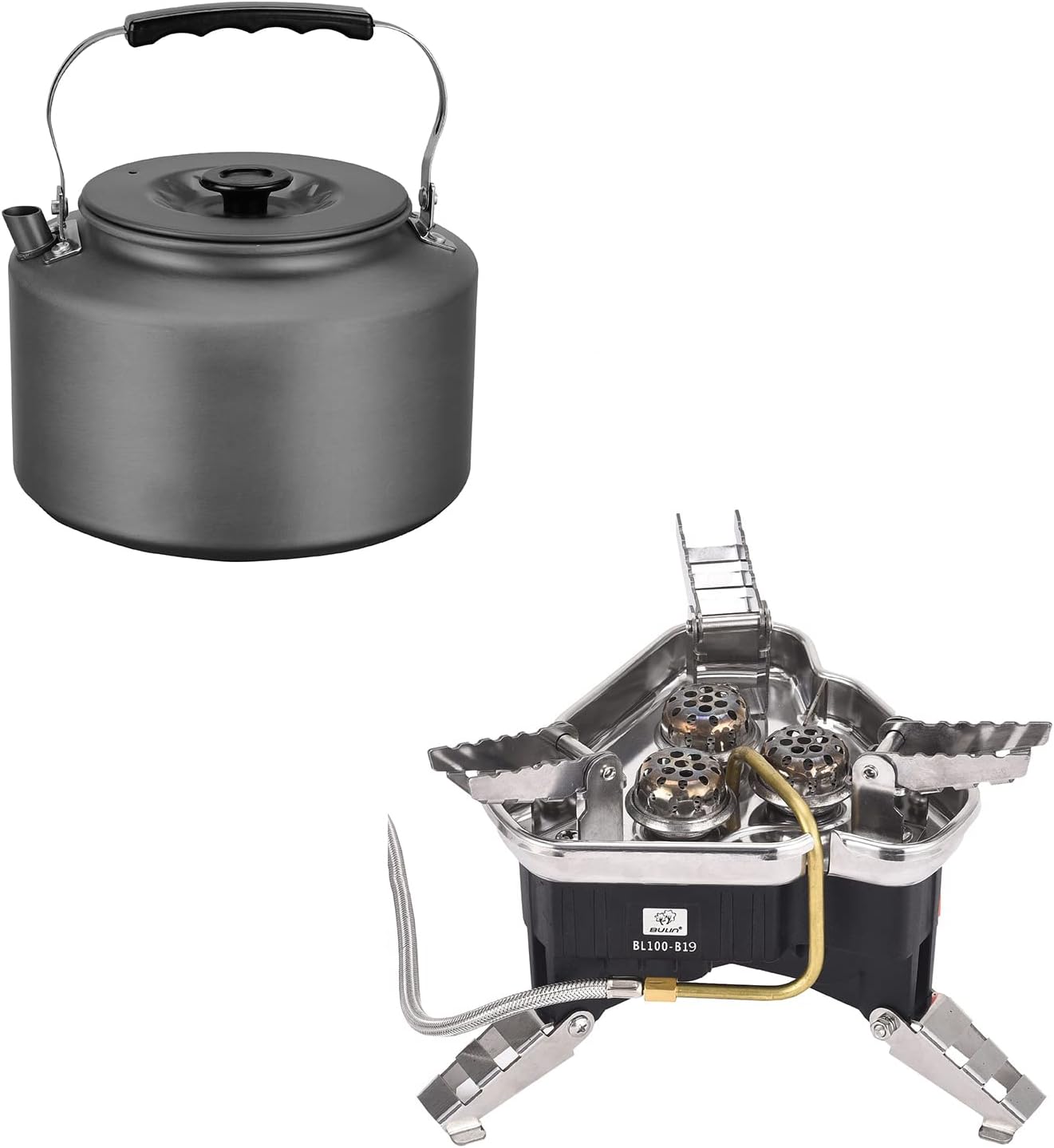 Bulin 2.2L Camping Kettle Camp Tea Coffee Pot With Bulin