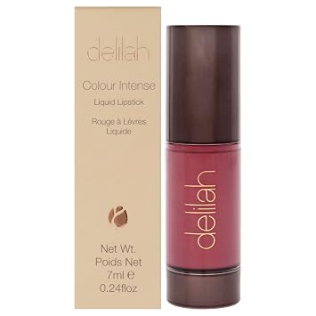 delilah - Colour Intense Liquid Lipstick - Belle - Longwear, Lightweight, Full Coverage, Highly Pigmented Makeup Lipstick For Women - Matte Finish - Paraben Free - 7 ml / 0.24 Oz