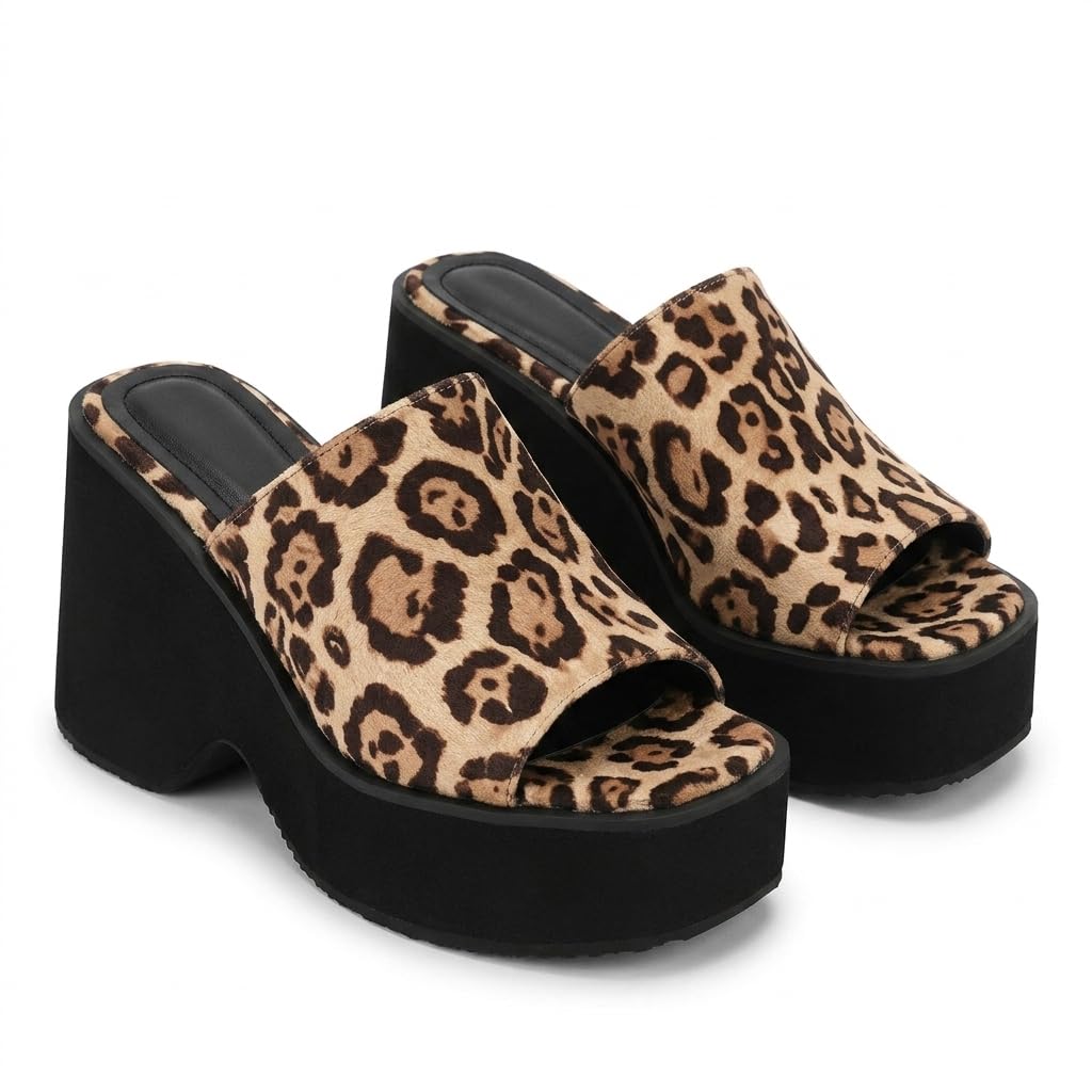 Uunda Fashion Women's Wedge Heel Sandals Open Toe Slingback Platform Sandals with Adjustable Buckle Strap Comfortable Party Casual Footwear WD-5061-WD-5175-WD-5187-V3-image-4