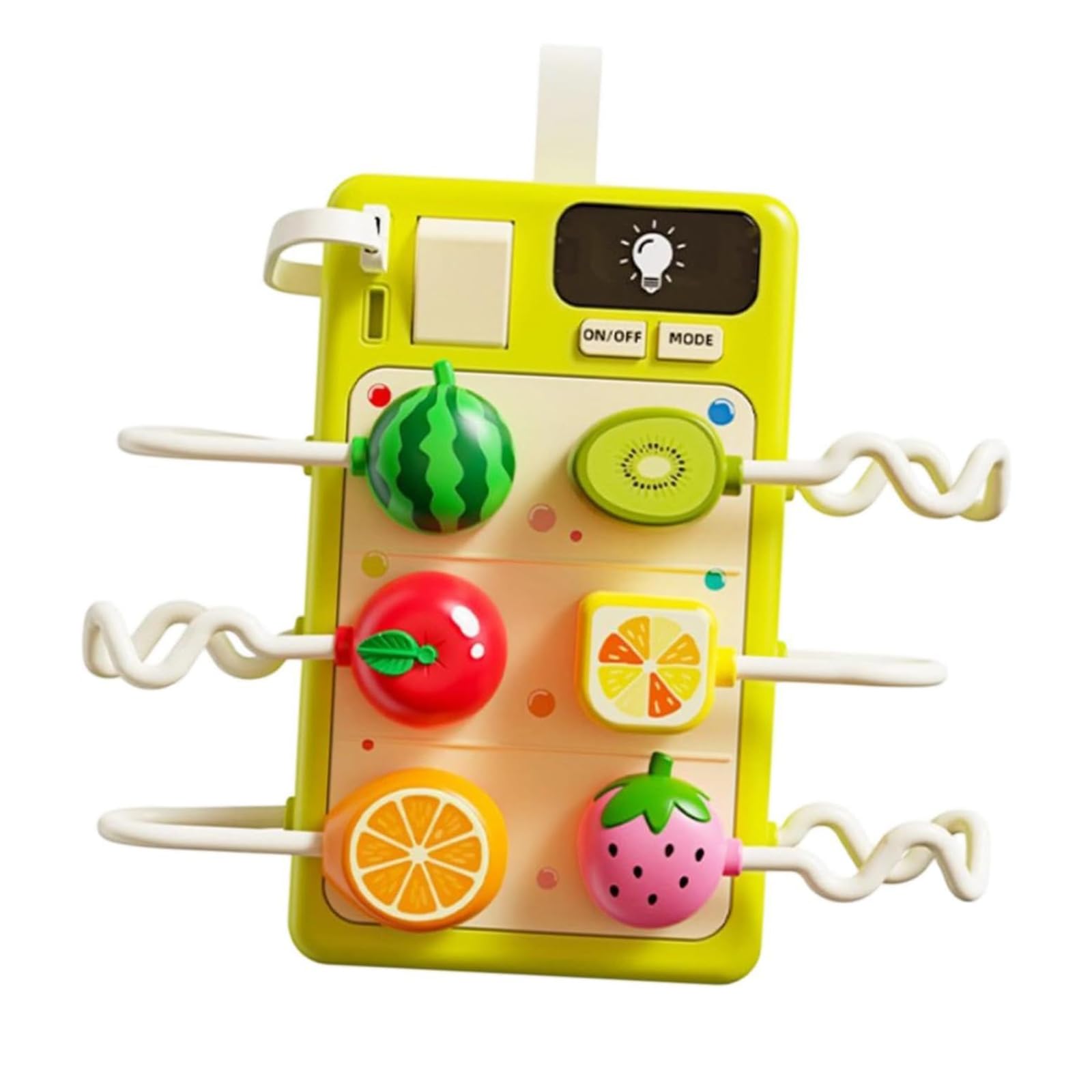 Children Toys Montessori Busy Board,LED Lights Switch Sensory Learning (A)
