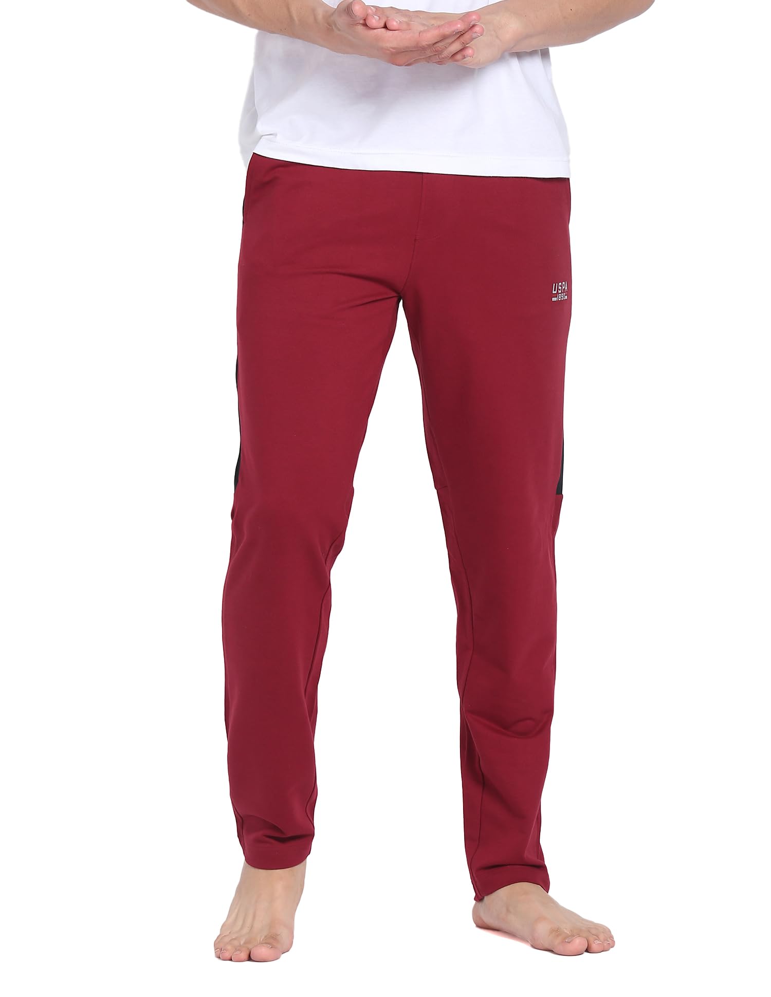 U.S. Polo ASSN. Men's Regular Fit Mid Rise Track Pant-picture-23