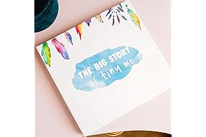 Watercolor-Themed Baby 8x11 Photo Album