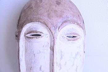 Amazon.co.jp: 【古美術】レガ族仮面秘密結社ブワミコンゴアフリカ