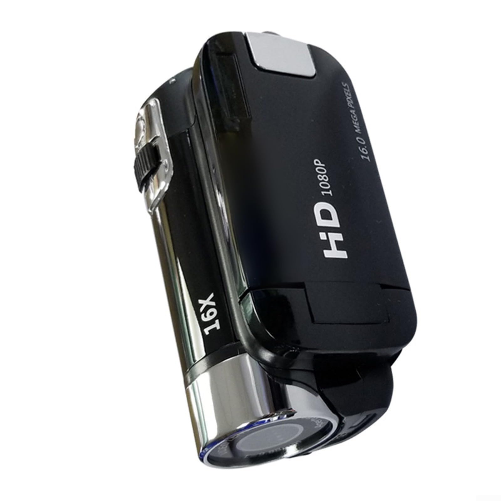 Caméscope vlogging Full HD écran rotatif et stabilisateur vidéo pour carte SD