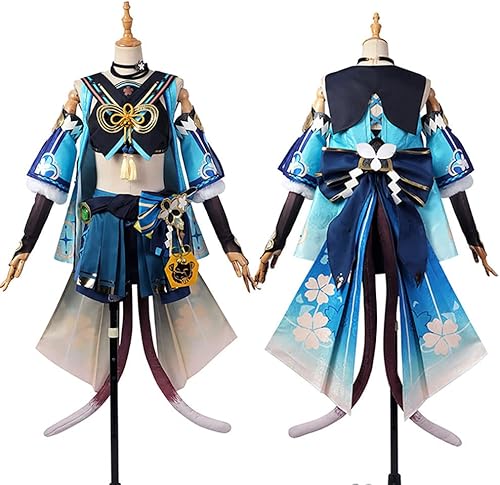 Miniatura 7 de ETEBAS Kirara - Disfraz de cosplay, traje de rol, vestido de Kirara, traje completo, ropa de anime con peluca